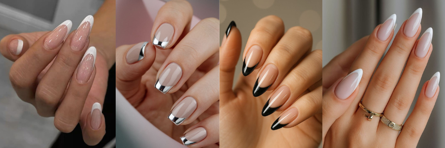 Cat Eye Manicure with a Glossy Top Coat